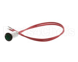 0766097 Cres Cor Pilot Light, 240V, Green 10"