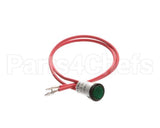 0766097 Cres Cor Pilot Light, 240V, Green 10"