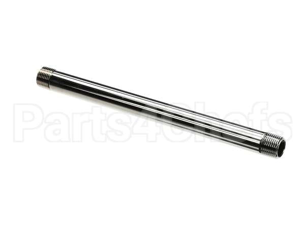 078X T&S Brass Riser, 3/8 Npt X 8 Long (Chrome Plated)