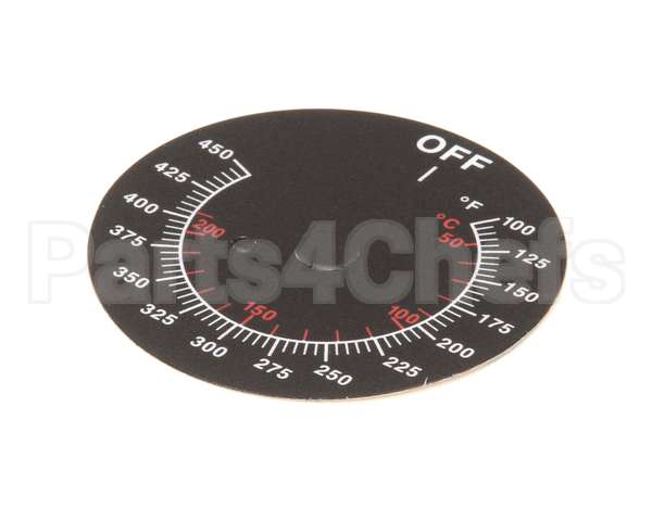 08-5839 Market Forge Label Dial Temp