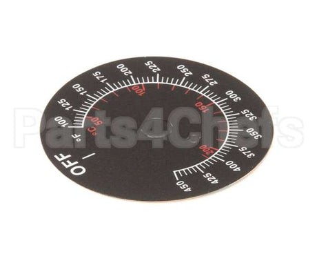 08-5839 Market Forge Label Dial Temp