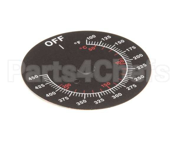 08-5839 Market Forge Label Dial Temp