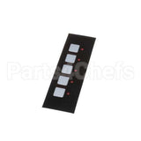 084807201 Cres Cor Label, Keypad Overlay Repl.