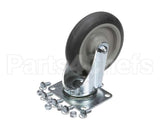 09055 Lakeside Rep Caster- 5" Grey Dnt Swivel 5" Tp