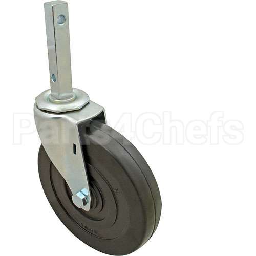09138 Compatible Lakeside Caster, Square Stem (5"Od, Swvl)