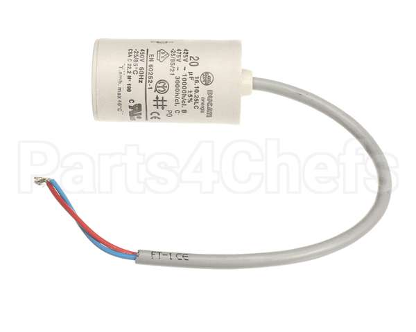 0C8727 Electrolux Professional Capacitor, 20Mf