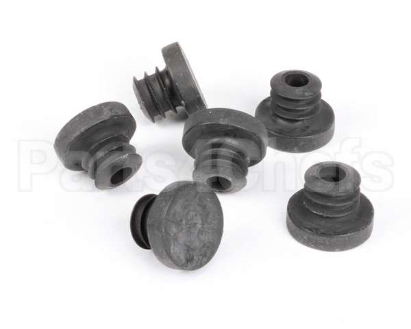 0D1609 Electrolux Professional Rubber Foot, 6 Pieces