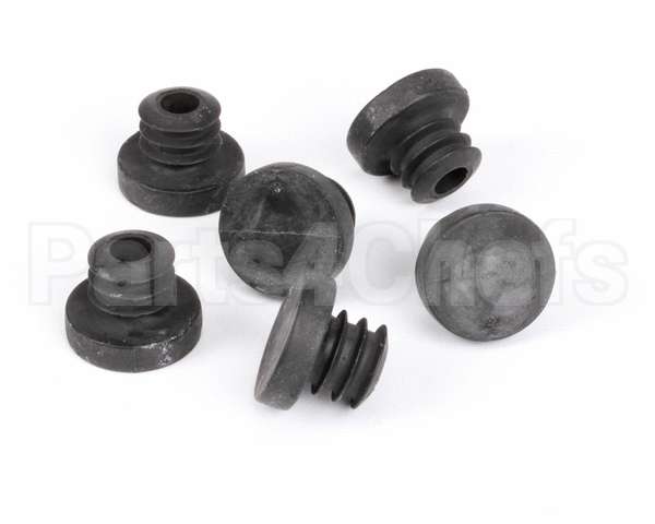 0D1609 Electrolux Professional Rubber Foot, 6 Pieces
