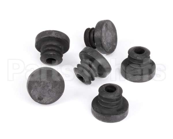 0D1609 Electrolux Professional Rubber Foot, 6 Pieces