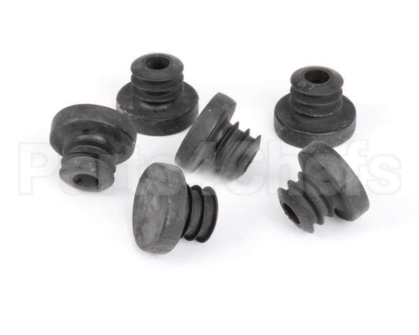 0D1609 Electrolux Professional Rubber Foot, 6 Pieces
