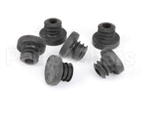0D1609 Electrolux Professional Rubber Foot, 6 Pieces