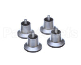 0D7216 Electrolux Professional Foot, M6, Set 4Pcs