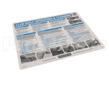 0F-047613 Hobart Label, Operating Cleaning Istr