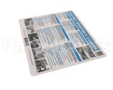 0F-047613 Hobart Label, Operating Cleaning Istr