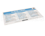 0F-047614 Hobart Label, De-Lime Instructions (T