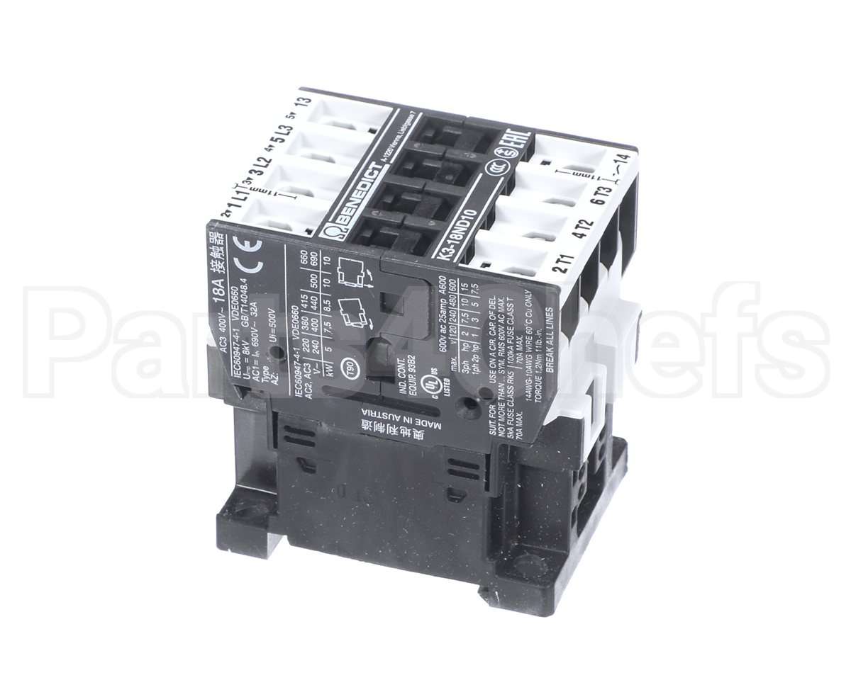 0L2057 Electrolux Professional Contactor; 220V/60 Hz; K3-18 A10