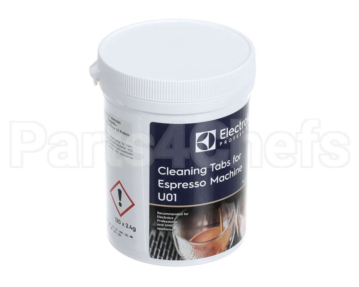 0SPO27 Unic U01 Clen Tab Esprso Mch 120Pc