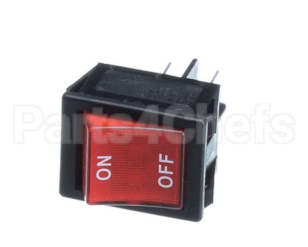1.2420 Synesso Switch, On/Off, Lighted, Red