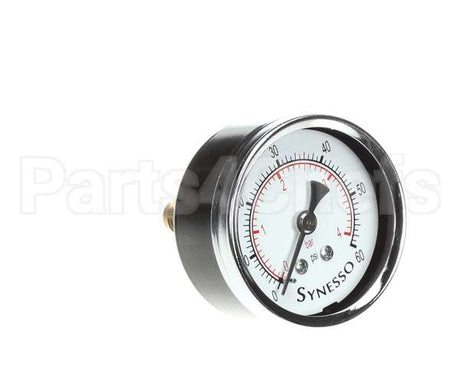 1.4083 Synesso Gauge, Steam Pressure, 0-60 Psi + Fittin