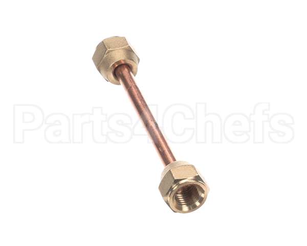 1.5370 Synesso Tube, 1/4' Copper With Fittings, 80 Mm -