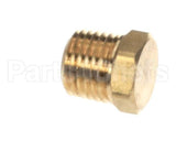 1.5750 Synesso Fitting, 1/4' Brass Hex Head Pipe Plug,