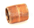 10-8287 Market Forge Close Nipple 1 Ips, Brass