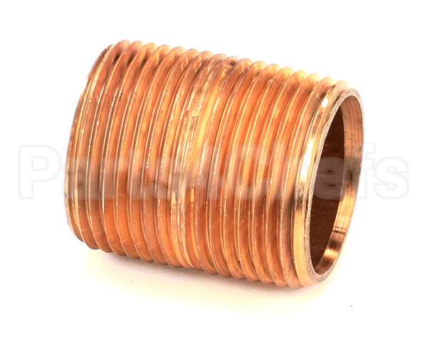 10-8287 Market Forge Close Nipple 1 Ips, Brass