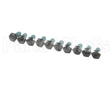 10.00.698P Rational Hex Screw M6X12 W. Precoat 85