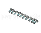 10.00.698P Rational Hex Screw M6X12 W. Precoat 85