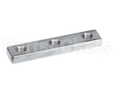 100004 Cleveland Bar;Nut;(3)3/8-16 Holes; Pcl