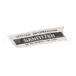 1000486 Compatible Glastender Sanitizer Decal Glastender