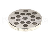 1000511 Univex #12 3/8 Plate