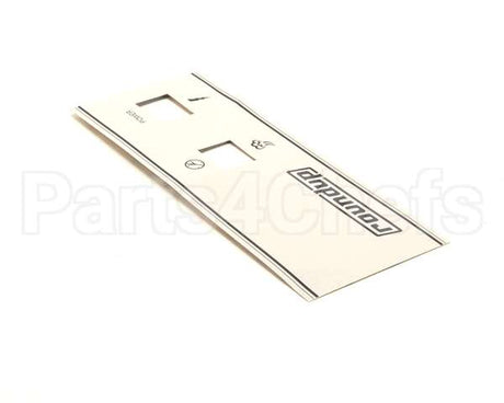 1000906 Antunes Label,Control Panel