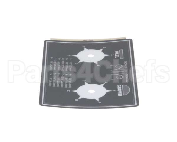 1001069 Antunes Label, Dial Compression