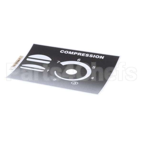 1001178 Compatible Roundup Label, Compression