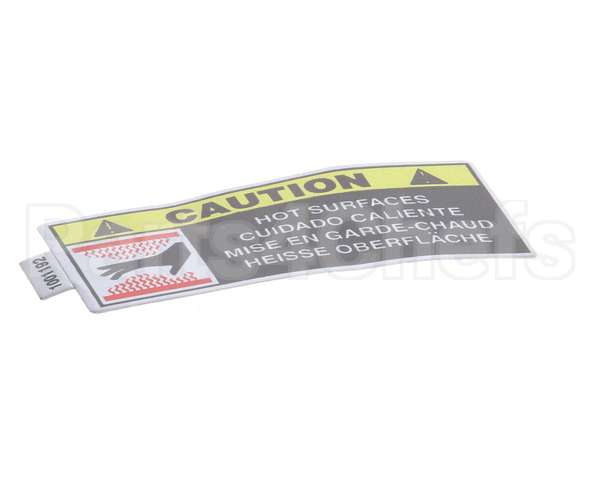1001192 Antunes Label, Caution - Hot