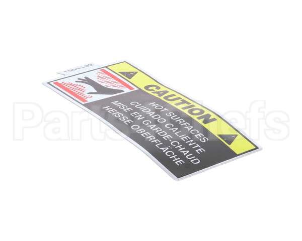 1001192 Antunes Label, Caution - Hot