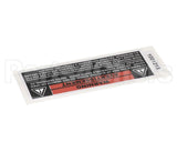 1001213 Antunes Label, Shock Hazard