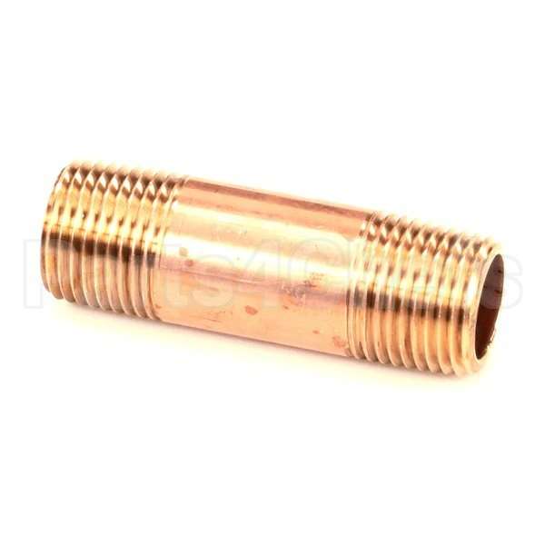 100206 Compatible Champion Nipple 1/2X2 1/2 Brass