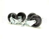 100436 Norlake Set Of 4 Casters