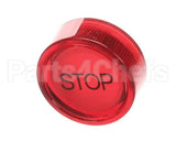 10054 Gaylord Red "Stop" Lens With "Stop" Inscription