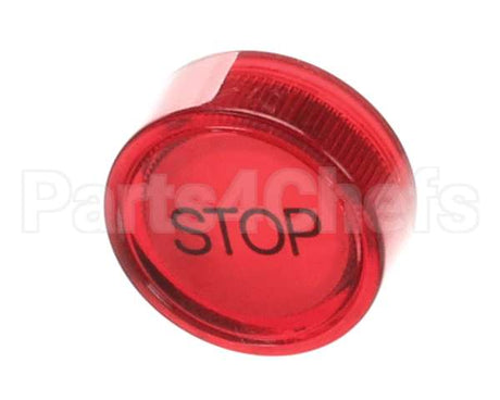 10054 Gaylord Red "Stop" Lens With "Stop" Inscription