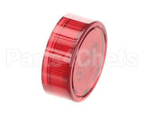10054 Gaylord Red "Stop" Lens With "Stop" Inscription
