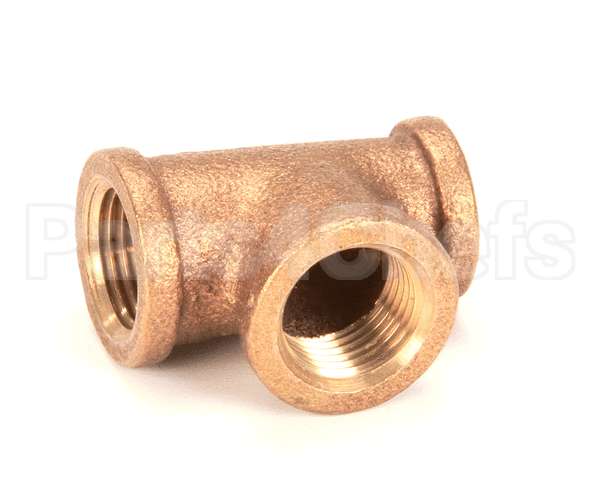 100676 Cleveland Tee;1/2Inx3/8 Inx1/2 In; Brass
