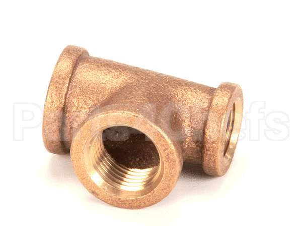 100676 Cleveland Tee;1/2Inx3/8 Inx1/2 In; Brass