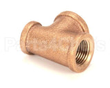 100676 Cleveland Tee;1/2Inx3/8 Inx1/2 In; Brass