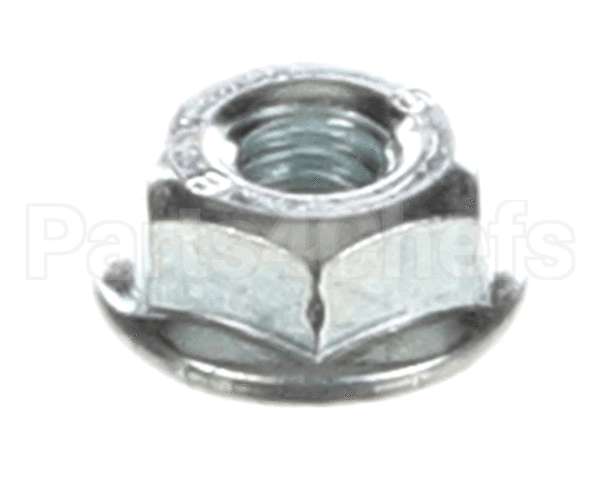 100913 Turbochef Nut, #10-32, Hex, Zinc, Serrated Flange