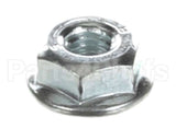 100913 Turbochef Nut, #10-32, Hex, Zinc, Serrated Flange