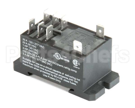 101279 Turbochef Relay, Sealed,2P, Dt, 30Amp, Class F, Ul