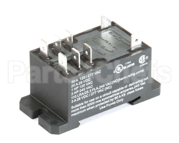 101279 Turbochef Relay, Sealed,2P, Dt, 30Amp, Class F, Ul
